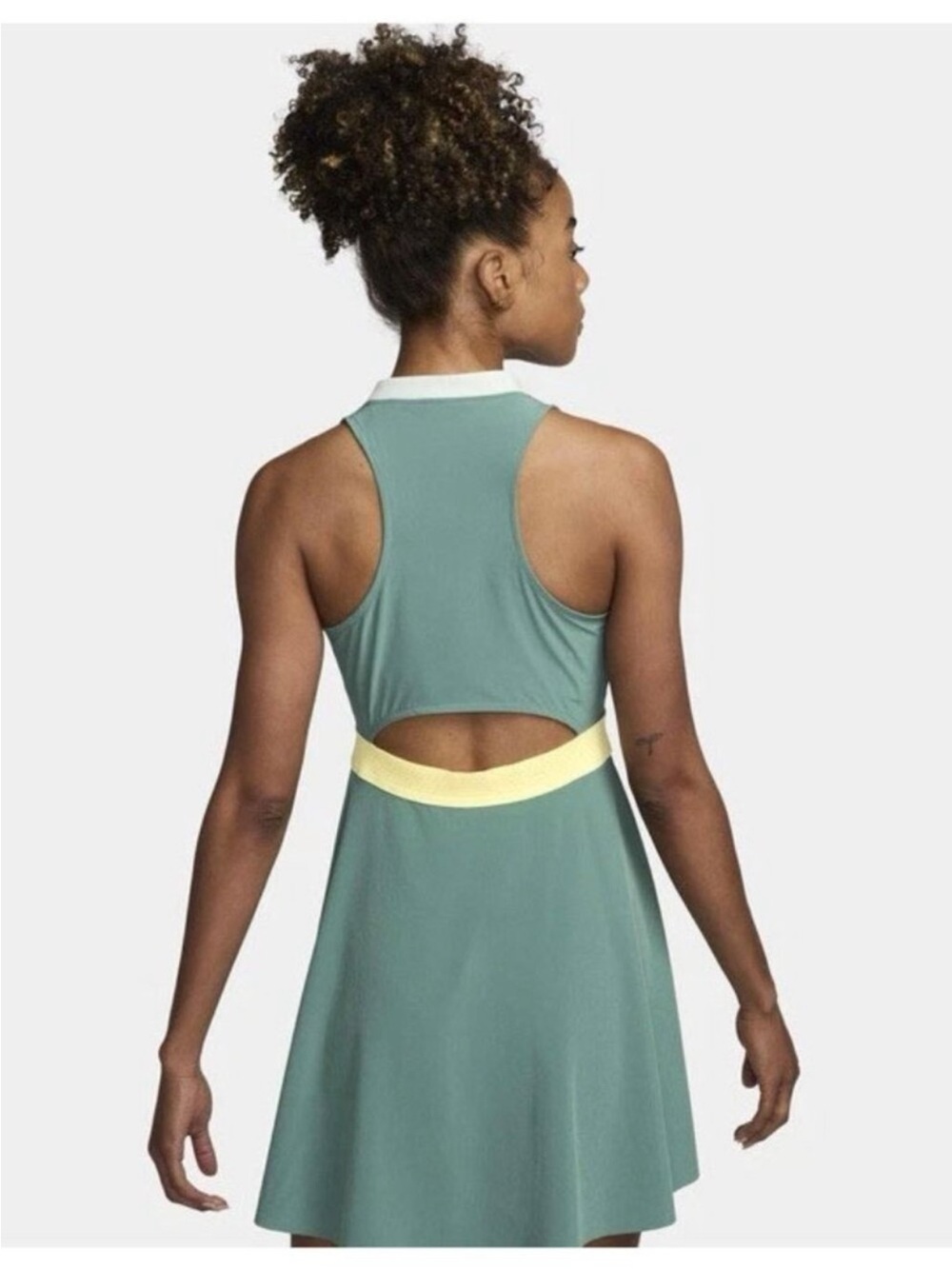 Nike Women's Teal Tennis DRI-FIT Sport Dress - Picture 10 of 12